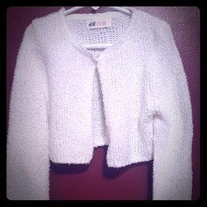 H&M Girls Cropped Cardigan